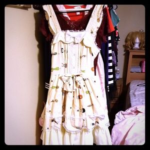 NEW Kawaii Lolita Dolly Dress Lace Ruffles & Bows